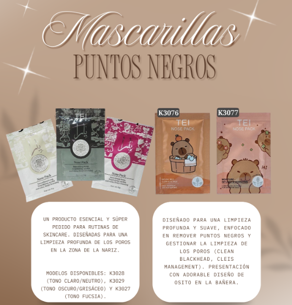 Producto - Mascarillas para Extraer Puntos Negros Árabe - Nose Pack - 1
