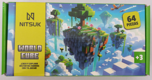 Producto - bloque magnetico tipo minecraft 64 piezas