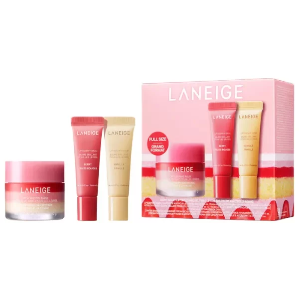 Producto - LANEIGE - Berry Sweet Lip Treatment Minis Trio Set
