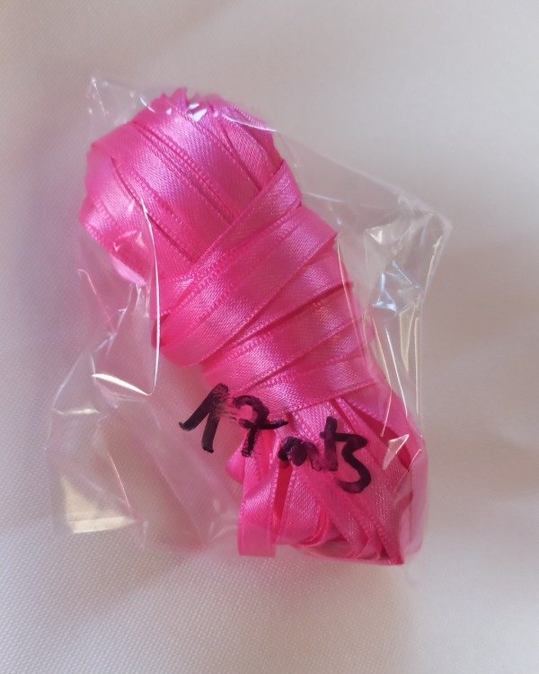 Producto - CINTA DE RASO NÚMERO 1 SALDO X 17 MTS COLOR ROSA CLARO