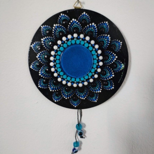 Producto - Mandala "Azul" en puntillismo