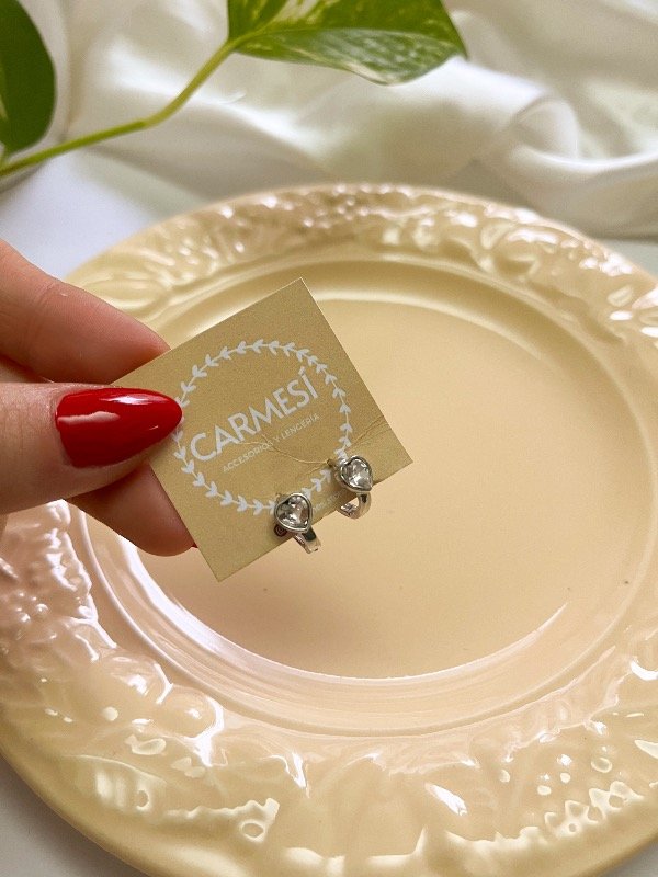 Producto - Argollitas click corazón cubik