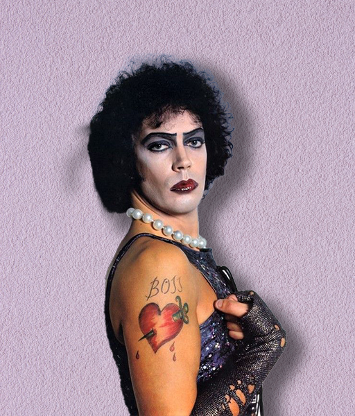 Producto - STICKER HOLOGRÁFICO - ROCKY HORROR PICTURE SHOW - FRANK #1