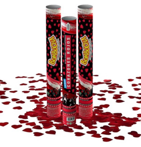 Producto - Lanza papeles Bombucha Pétalos Rojos