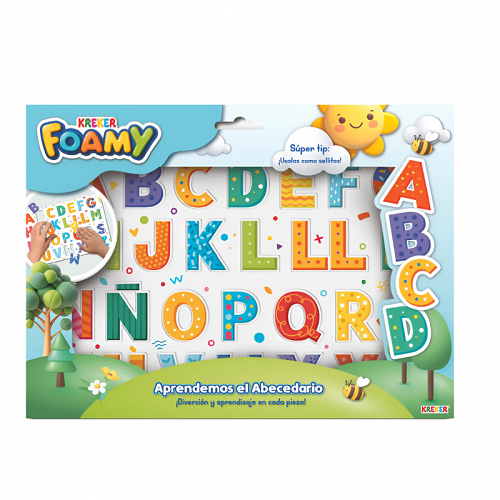 Producto - ABECEDARIO KREKER ENCASTRABLE 34 X 25