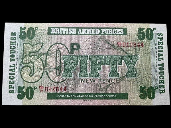 Producto - Gran Bretaña. Fuerzas Armadas (1972) 50 New Pence