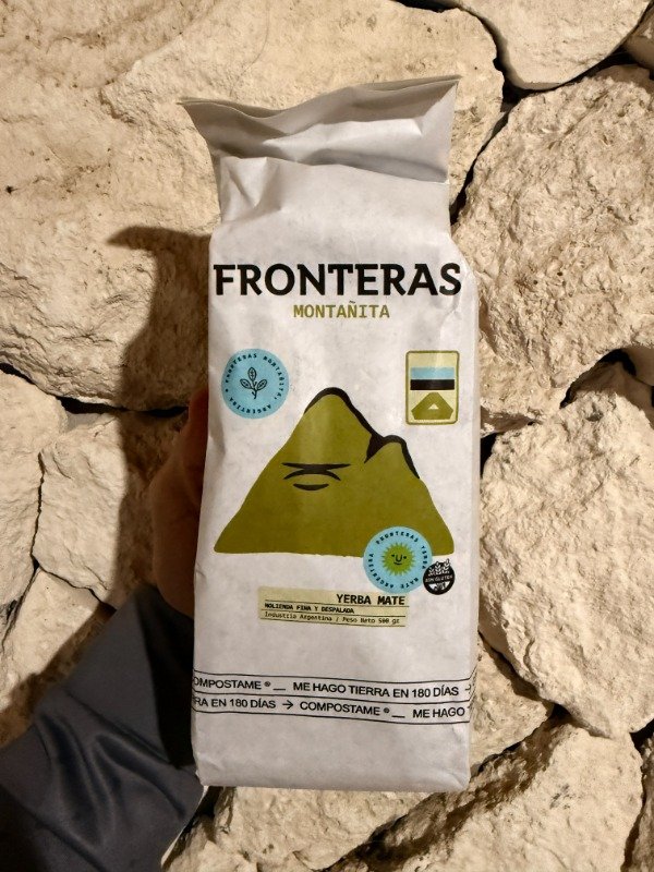 Producto - Yerba Mate Fronteras Montañita 500gr