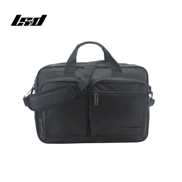 Producto - PORTAFOLIO NEGRO Y GRIS CON PUERTO USB LSYD 19" 91.702