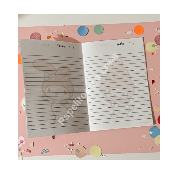 Producto - Cuaderno Kitty, Melody, Kuromi - 3