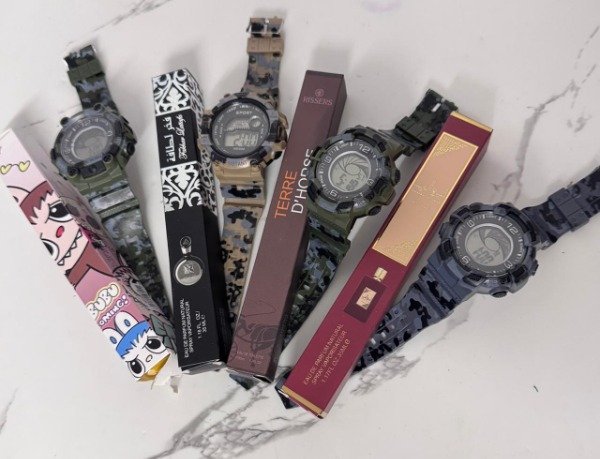 Producto - OT838 COMBO DE RELOJ CAMUFLADO  + PERFUME ALTA GAMA
