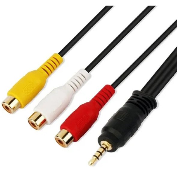 Producto - Cable Mini plug - 3 RCA Hembra