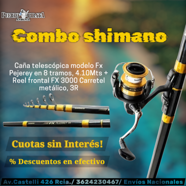 Producto - Combo shimano fx para pejerrey