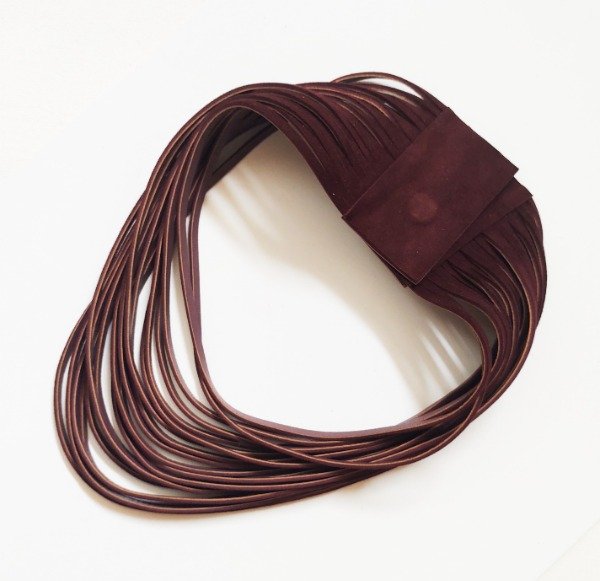 Producto - Collar Tribal Borravino Bifaz - 2