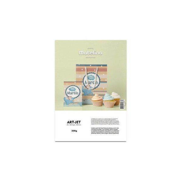 Producto - PAPEL MATELINA SIMPLE FAZ ART JET A4 200GR