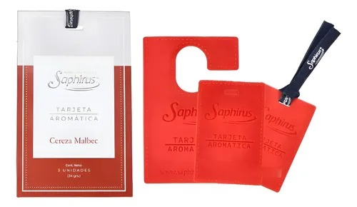 Producto - Tarjetas aromaticas Saphirus CEREZA MALBEC (3 unidades)