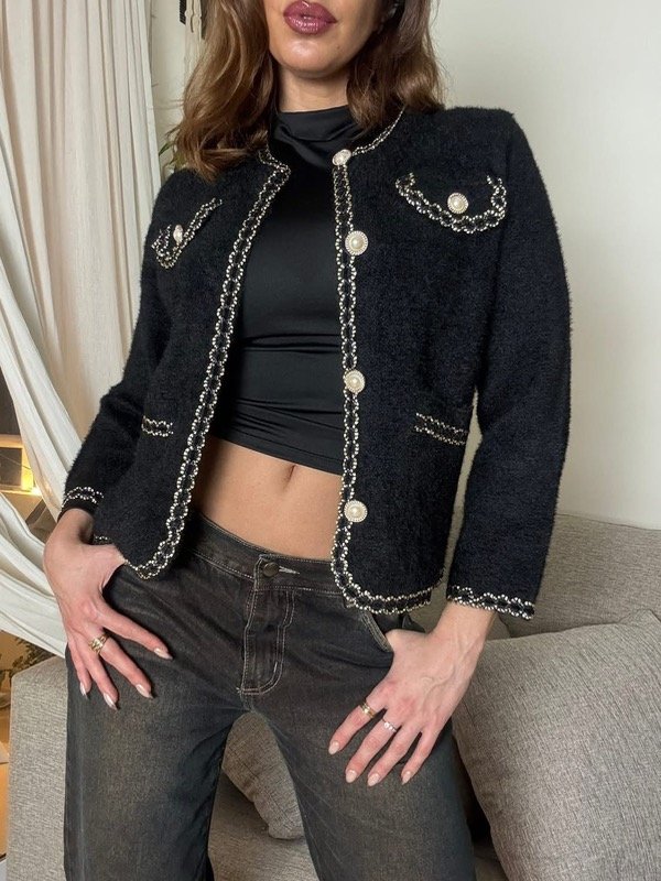 Producto - Chaqueta importada abrigada la tela HAY NEGRO