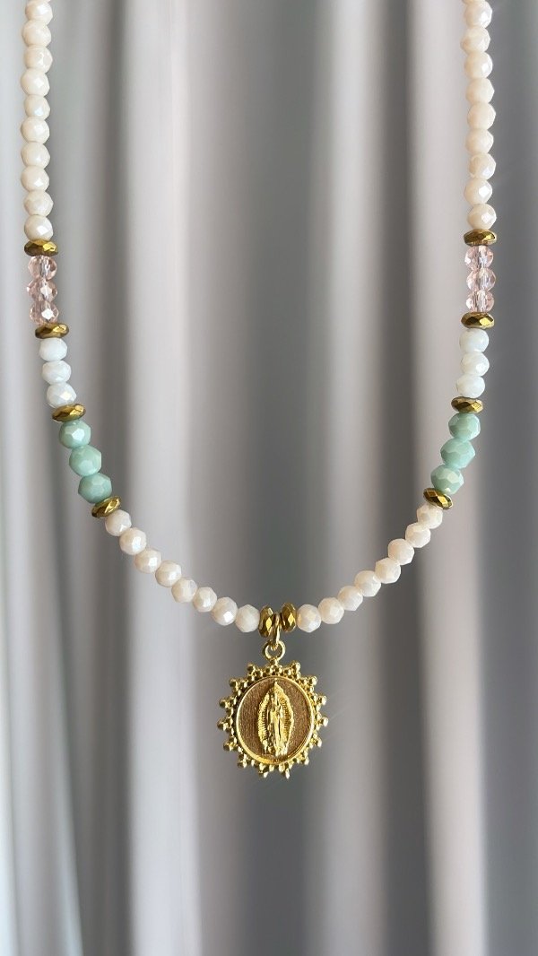 Producto - Collar virgen de Guadalupe nude