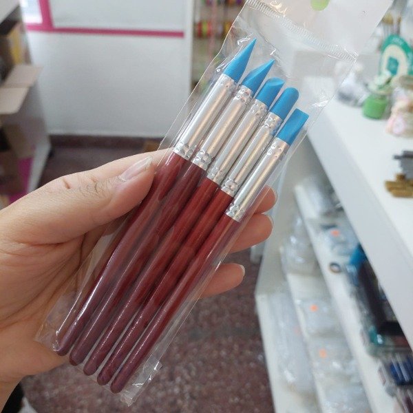 Producto - Pinceles de Goma Mediano x5