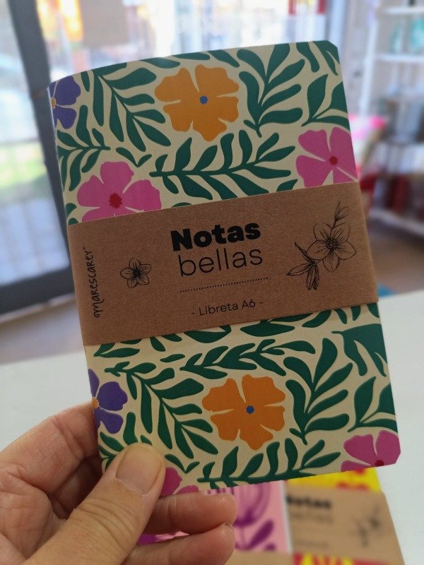 Producto - Libretita A6 / Floral / Multicolor - 2