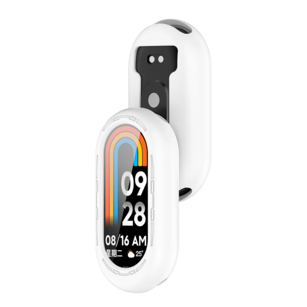 Producto - BUMPER PROTECTOR XIAOMI MI BAND 8/9 BLANCO SILICONA