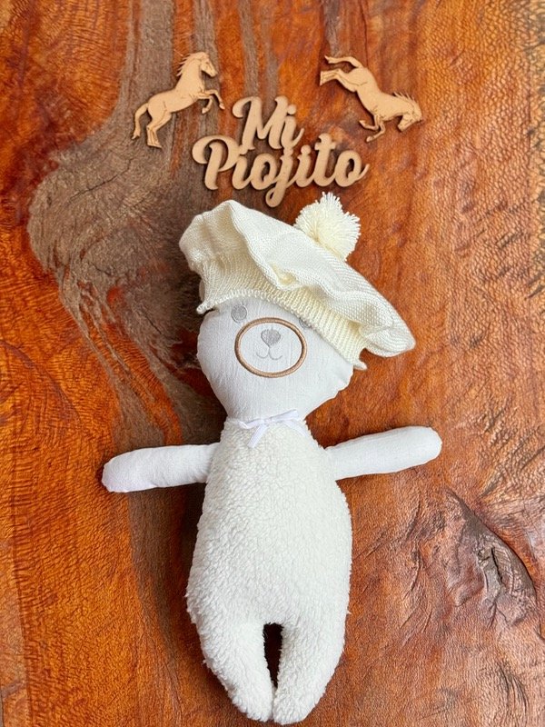 Producto - Boina Hilo Natural Pompón - 5