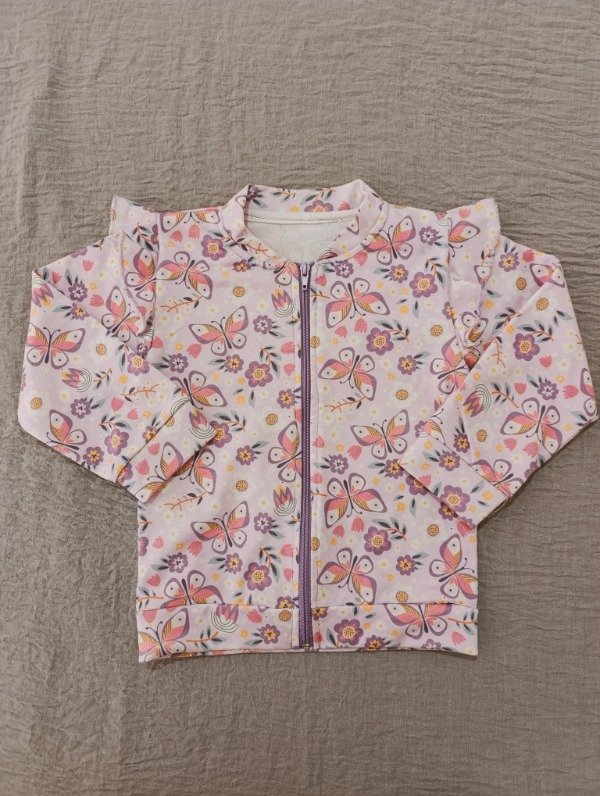 Producto - 3 AÑOS - Campera de algodón rústico - Mariposas