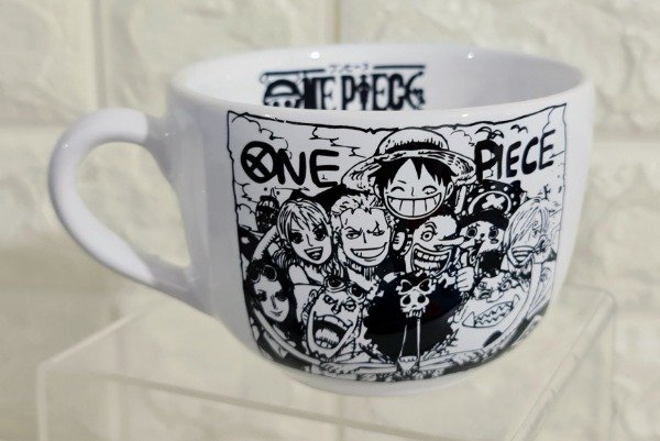 Producto - Tazón One Piece tripulación blanco  500cc