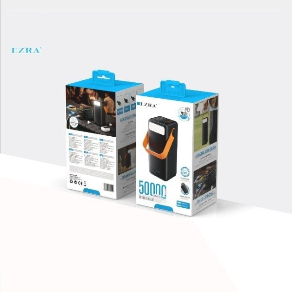 Producto - Cargador d 50000mAh entrada 4USB+2TPC + Carga Inalámbrica 20W de Potencia PB139.