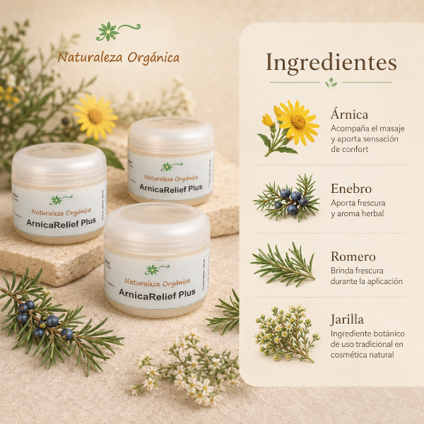 Producto - Pack 4 Cremas de Árnica Natural ArnicaRelief Plus Bienestar y Alivio Natural - 2