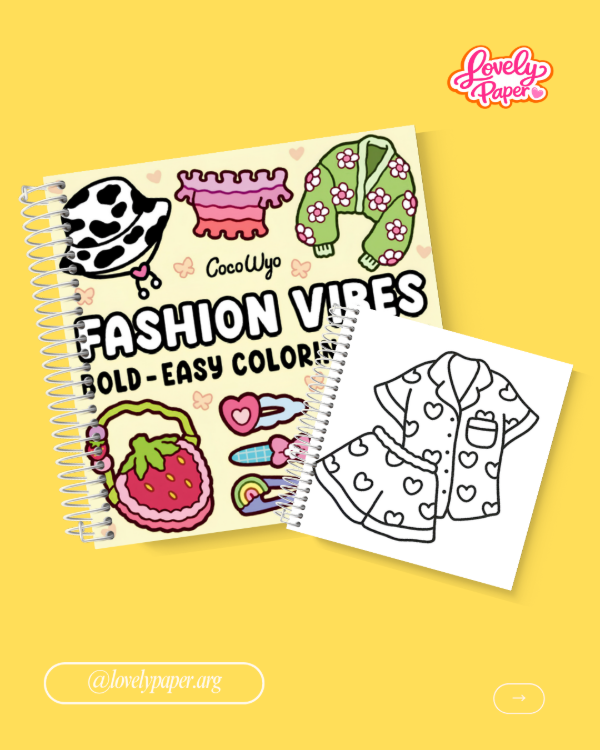 Producto - LIBRO PARA PINTAR 20X20 FASHION VIBES