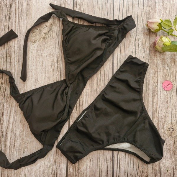 Producto - Bikini triangulo con base y  vedetina - talle 105