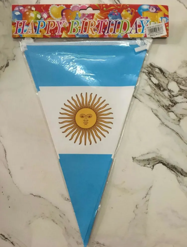 Producto - Banderín argentina juramento a la bandera x 10