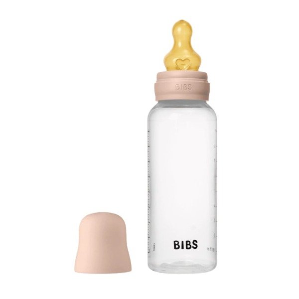 Producto - Mamadera Bibs 270ml, plástica. Rosa