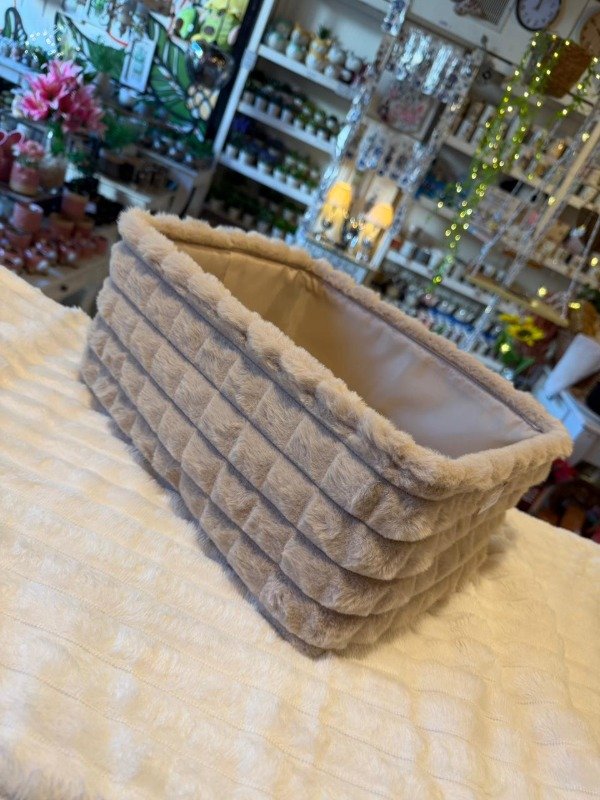 Producto - Canasto rectangular XL Línea Soft - beige (Efectivo: 18.000)