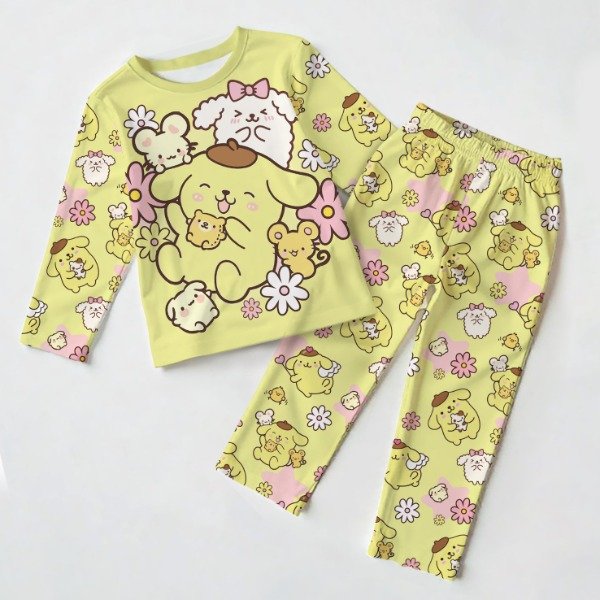 Producto - PIJAMA INVIERNO POMPOMPURIN AMARILLO