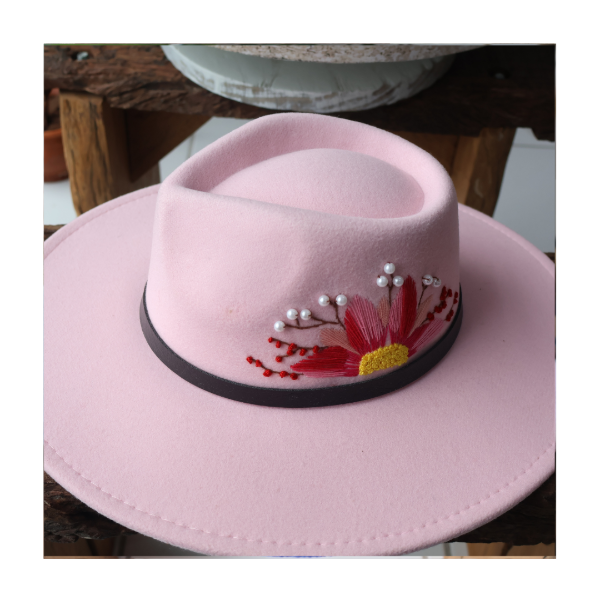 Producto - Sombrero Paño Bordado - 5