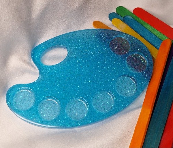 Producto - Paleta de pintor Celeste