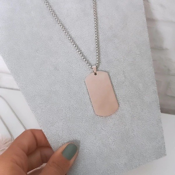 Producto - CHAPITA MILITAR + cadena cod 7.5