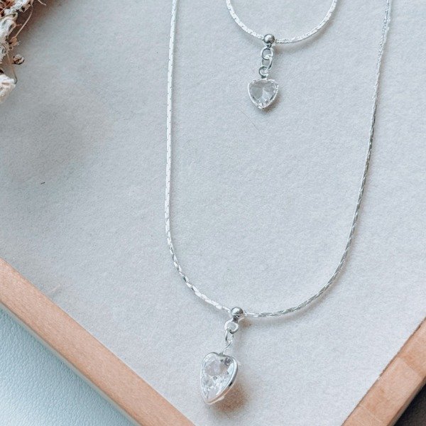 Producto - Conjunto Choker Maribel Laminado Plata 925 - 1