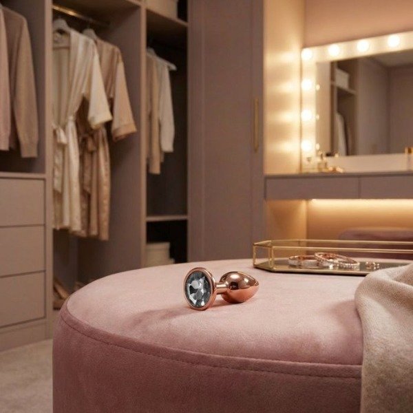 Producto - rose gold plug large - M001-L ROSE GOLD - 1