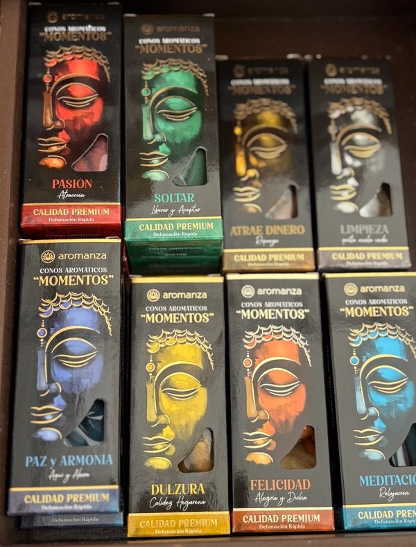 Producto - Sahumerios en cono Aromanza / Línea Momentos