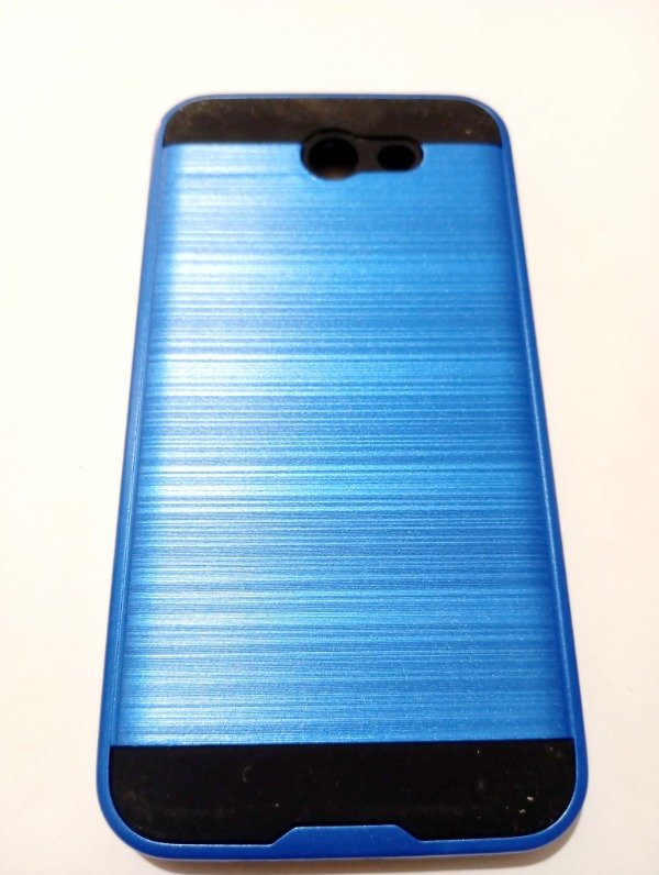 Producto - Funda Rígida Azul Cepillado para Samsung J7 2017