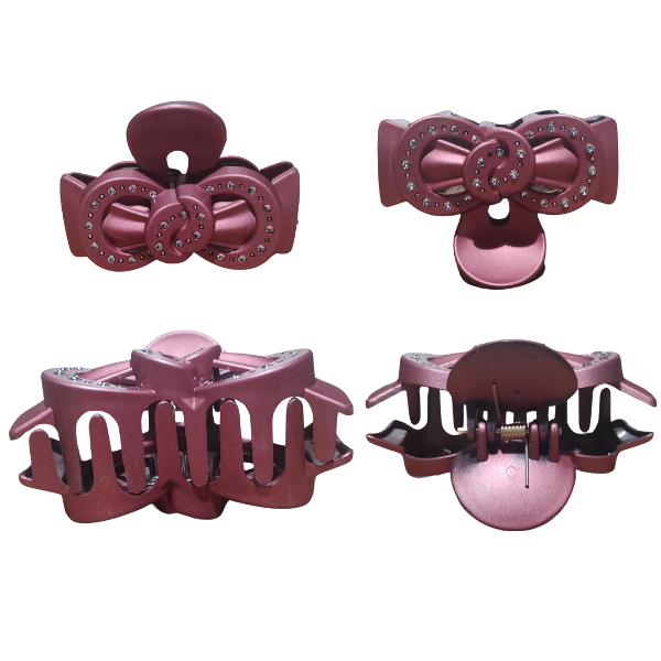 Producto - Broche Para Pelo Moño Con Piedras De Strass Mujer X Unidad - 5