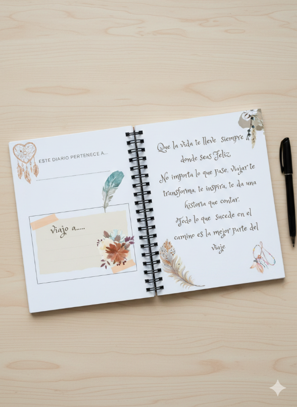 Producto - Planificador de Viaje Boho (PDF Imprimible): Tu Sistema de Gestión de Aventuras - 2