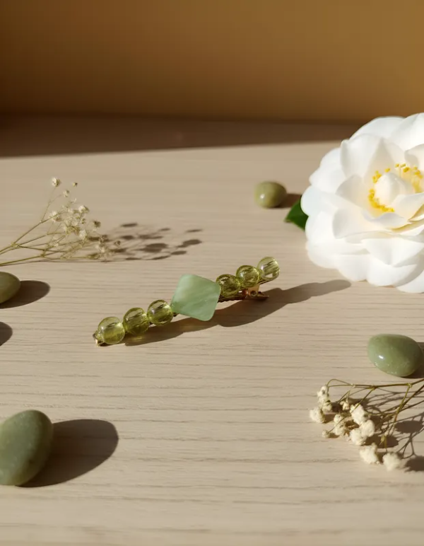 Producto - Hebilla Verde  6 cm Con Pinza