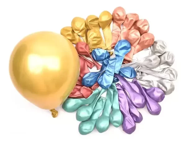 Producto - GLOBOS CHROME 5"  X50U BALLON U21-061 (ELEGIR COLOR)