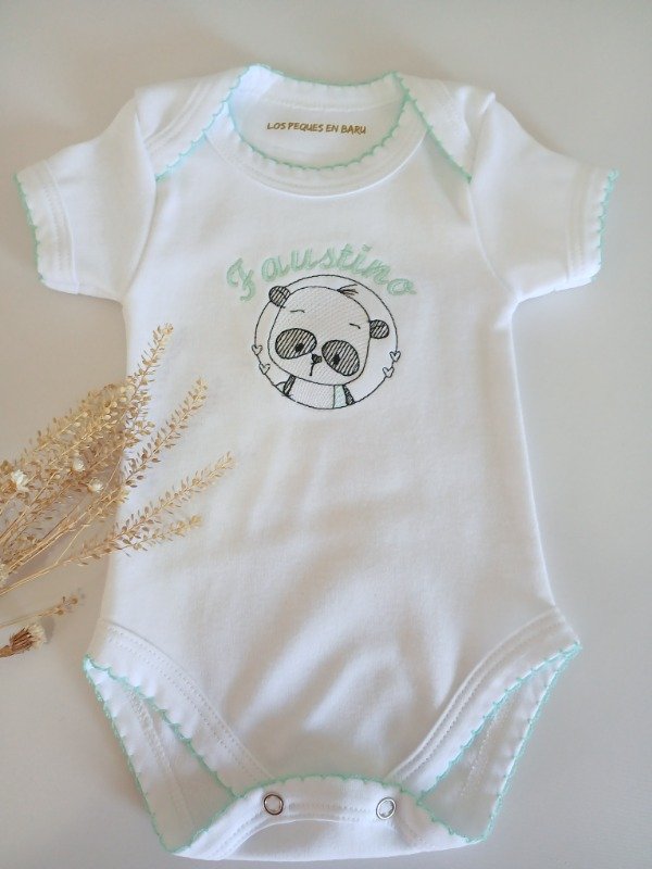 Producto - Body panda verde agua - 0