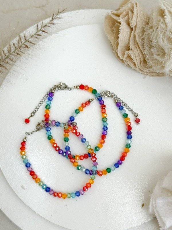 Producto - Pulsera Cristal Brillo Multicolor