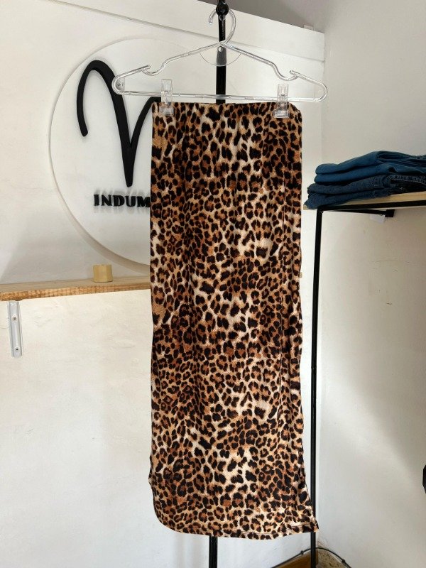 Producto - POLLERA TUBO ANIMAL PRINT