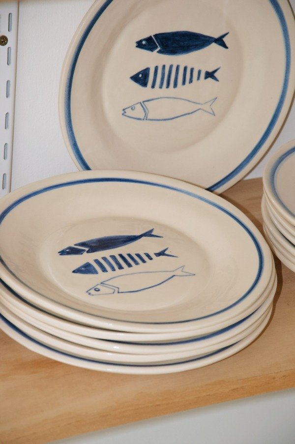 Producto - PLATO SARDINAS - PINTADO A MANO